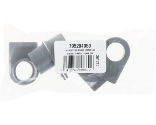 Set buisgeleiders, bestaande uit zes afzonderlijke onderdelen