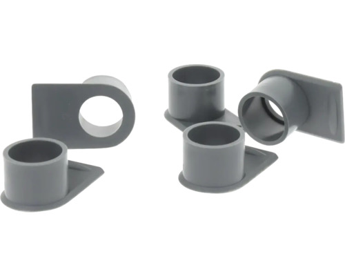 Meerdere kunststof buisbeugels voor buisbevestiging