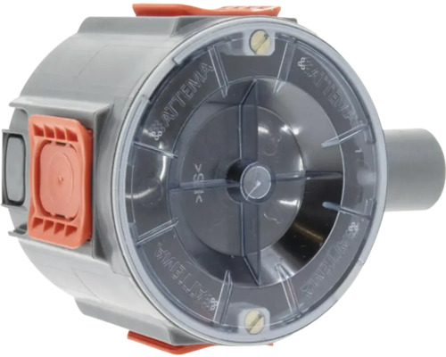 Aftakdoos met transparant deksel