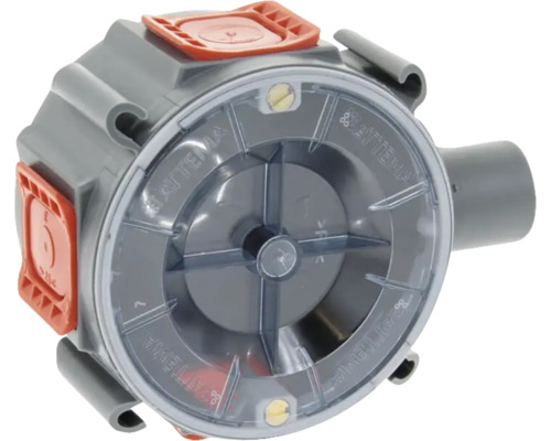 Aftakdoos met transparant deksel voor elektrische installaties