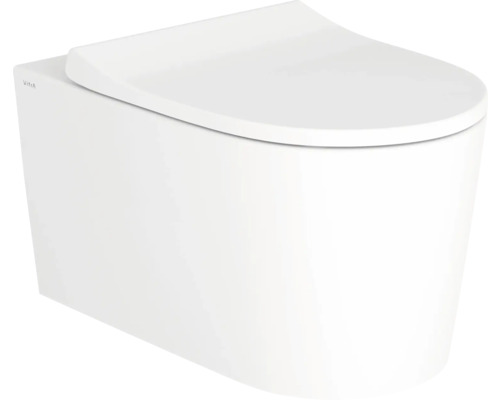 Wandcloset met diepspoeling en gesloten spoelrand