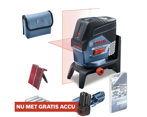 Bosch GCL 250 C Professional kruislijnlaser met accessoires
