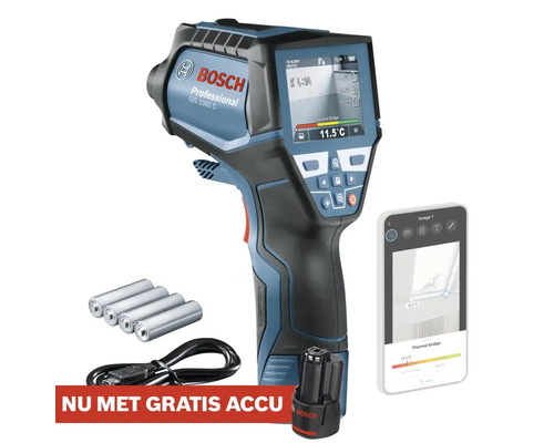 Bosch GIS 1000 C thermische detector met accessoires