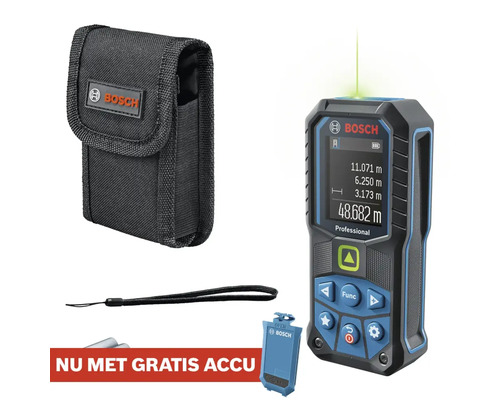 Bosch laser afstandsmeter met tas en accessoires