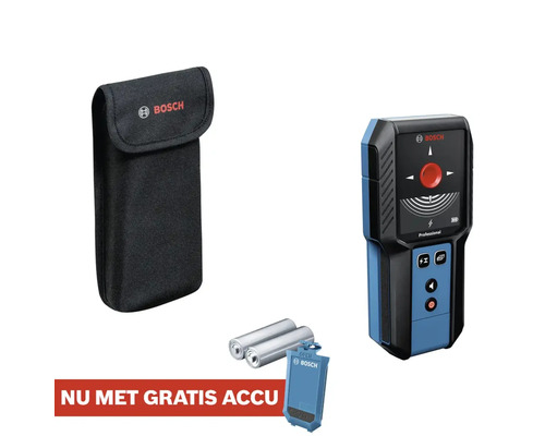 Bosch detectieapparaat met tas, batterijen en accu