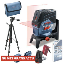 Bosch GCL 2-50 C Professional lijnlaser set met statief, tas en accu