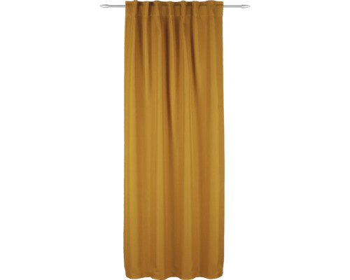 Gordijn van stof aan de gordijnroede