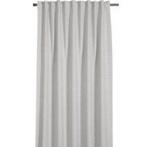 Gordijn van stof met plooibandophanging aan gordijnroede