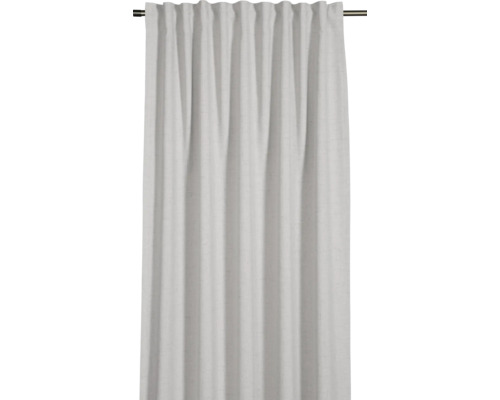 Gordijn van stof met plooibandophanging aan gordijnroede