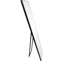 Staande spiegel met zwart frame