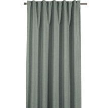 Gordijn met plooibandophanging in grijstint