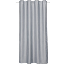 Grijs gordijn met plooibandophanging