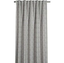 Gordijn met plooiband en patroon