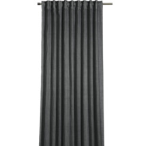 Grijs gordijn met rimpelband