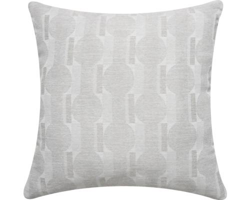 SEHLBACH Kussen cirkels beige 45x45 cm Vierkant decoratief kussen met geometrisch patroon