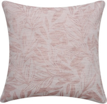 Vierkant kussen met bladerpatroon