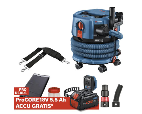 Accuzuiger met accessoires en accu