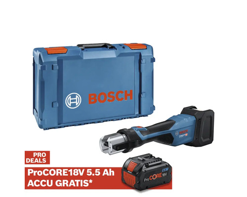 Bosch accu pijpers met gereedschapskoffer en accu