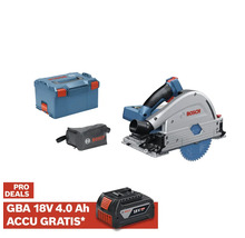 Bosch accucirkelzaag met accessoires en transportkoffer