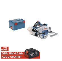 Bosch accuhandcirkelzaag met transportkoffer en gratis accu