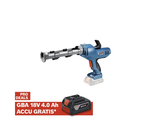 Accu-kitspuit met een extra accu