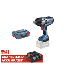 Bosch accuslagschroevendraaier met gereedschapskoffer en accu
