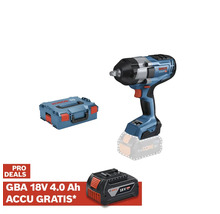 Bosch accuslagschroevendraaier met gereedschapskoffer en accu