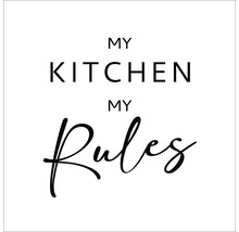 Mijn keuken, mijn regels belettering