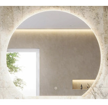 Ronde badkamerspiegel met verlichting