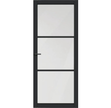 Moderne binnendeur met drie glazen panelen