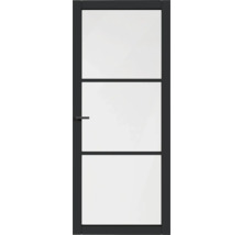 Moderne binnendeur met drie glazen panelen