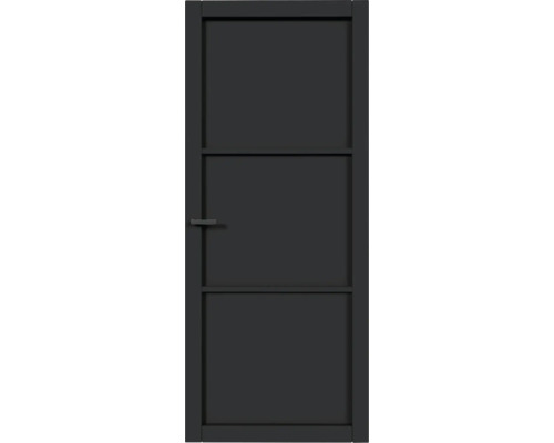 Moderne tuinpoort met handgreep