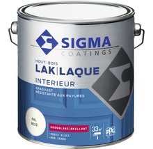 SIGMA Interieur lak hoogglans RAL 9010 2,5 l