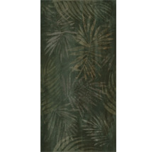 Behang met palmenbladdessin