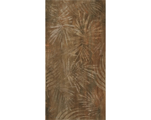 Decoratieve wandtegel met plantenmotief