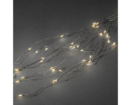 LED-lichtsnoer met fijne draden en warm wit licht