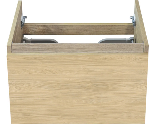 Houten wastafelonderkast voor de badkamer