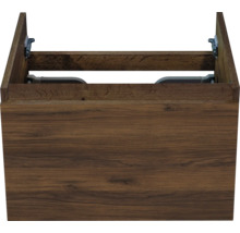 Wastafelonderkast met houtlook