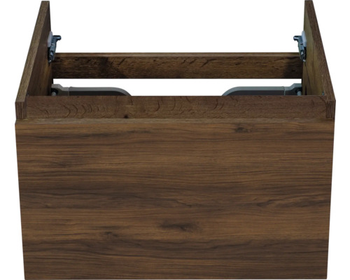 Wastafelonderkast met houtlook