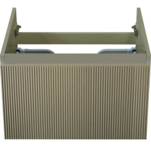 Wastafelonderkast met lamellenfront