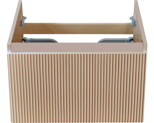 Wastafelonderkast met geribbelde voorkant