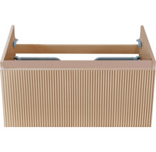 Wastafelonderkast met geribbelde voorkant