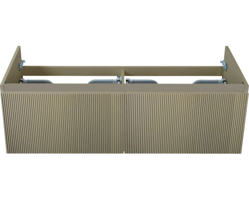 Wastafelonderkast met geribbeld oppervlak