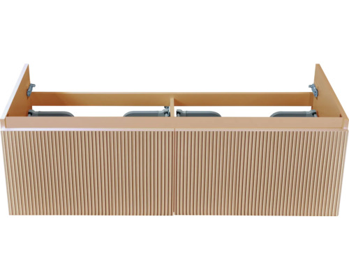 Wastafelonderkast met geribbelde voorkant