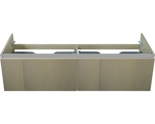 Wastafelonderkast met geribbelde voorkant