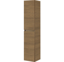 Hoge kast met houten structuur