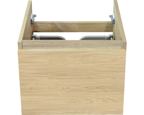 Houten wastafelonderkast