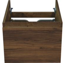 Houtkleurige wastafelonderkast