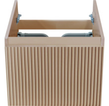 Wastafelonderkast met geribbelde voorkant