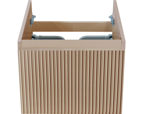 Wastafelonderkast met geribbelde voorkant